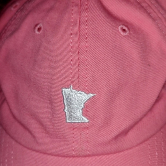 State of Mine Embroidered Strapback Peach Cap Hat OSFA NWT - Picture 2 of 9